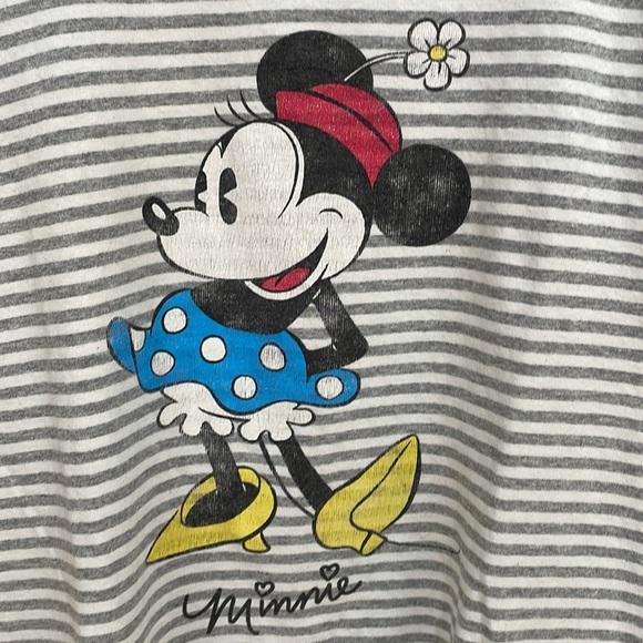 Disney Store | Minnie Mouse V-Neck T-Shirt; Size M - Picture 6 of 8